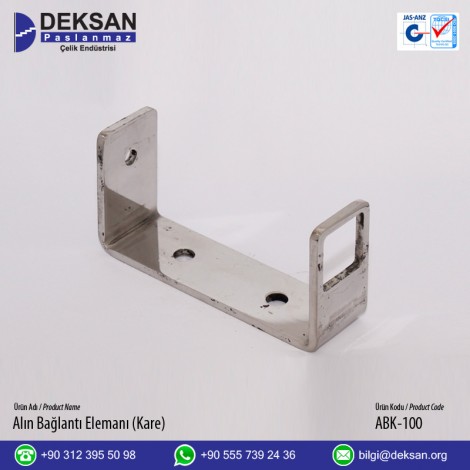 Alın Bağlantı Elemanı (Kare)
